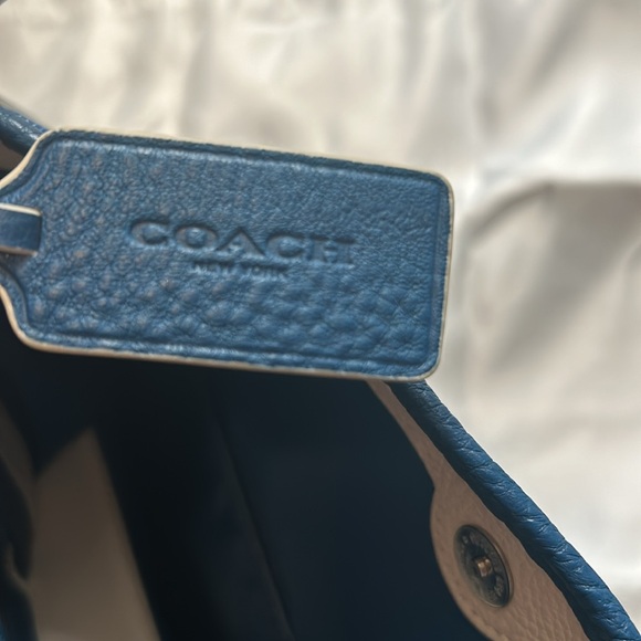 l 🎉NWT Coach DENIM Edie Carriage Embossed 🩵💙 - Picture 5 of 10